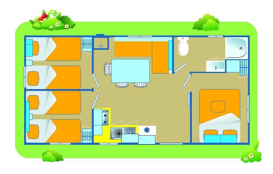 Happy Camp Mobile Homes In Camping Park Umag كاريغادور المظهر الخارجي الصورة